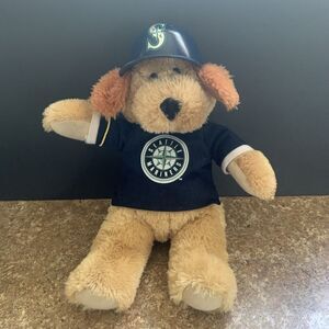 NEW MLB Good Stuff Seattle Mariners Batting Helmet Stuffed Animal Plush Dog 2006